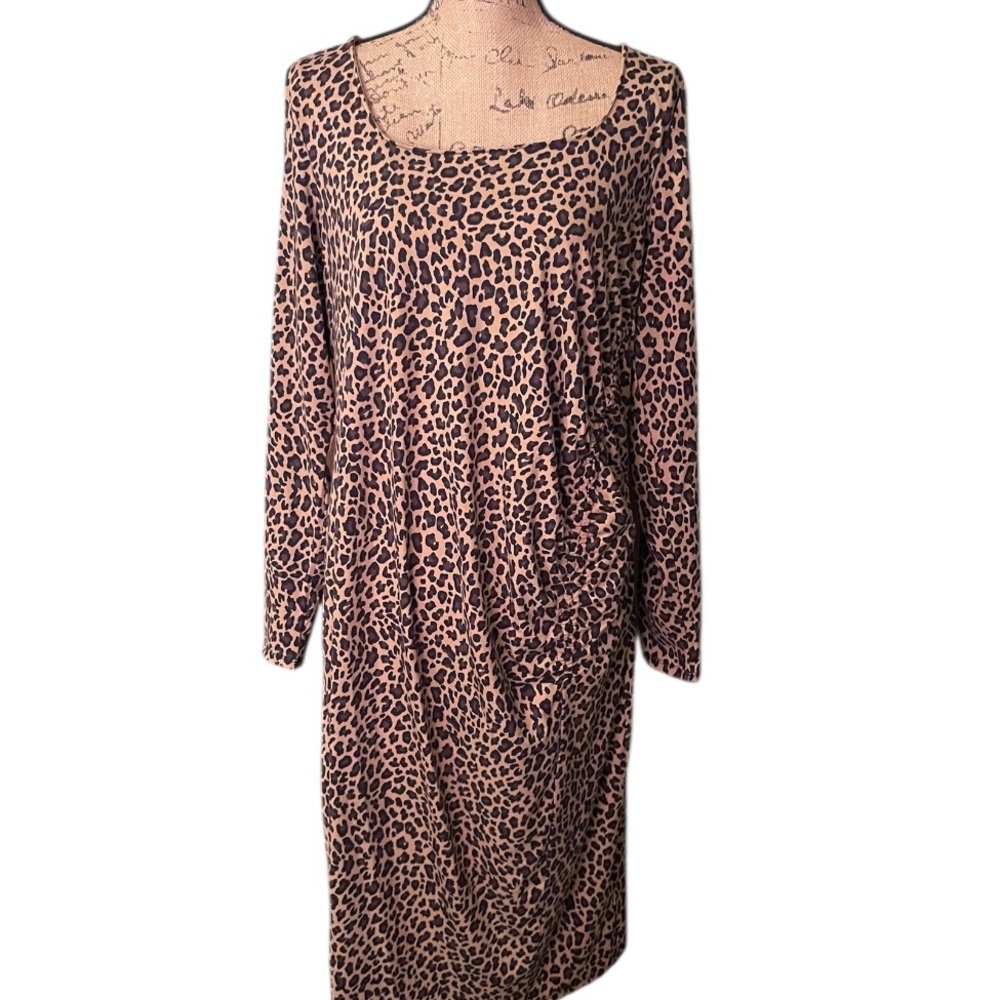 Isabel Maternity Leopard Print‎ Dress